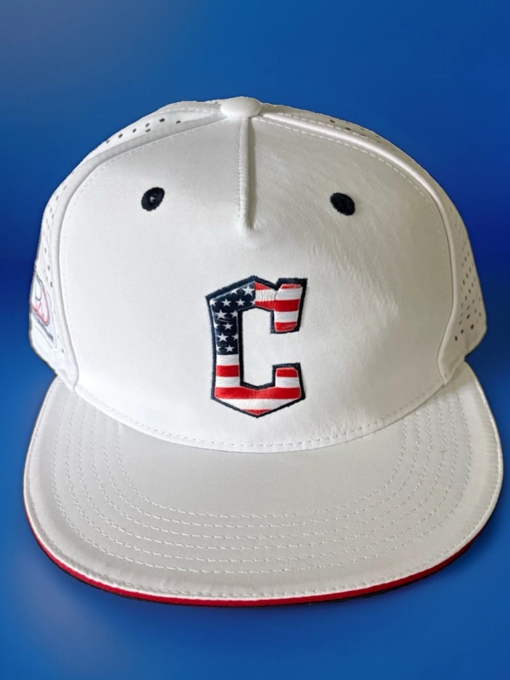 Cleveland Guardians Patriotic July 4th Hat USA American Flag 250 Giveaway SGA